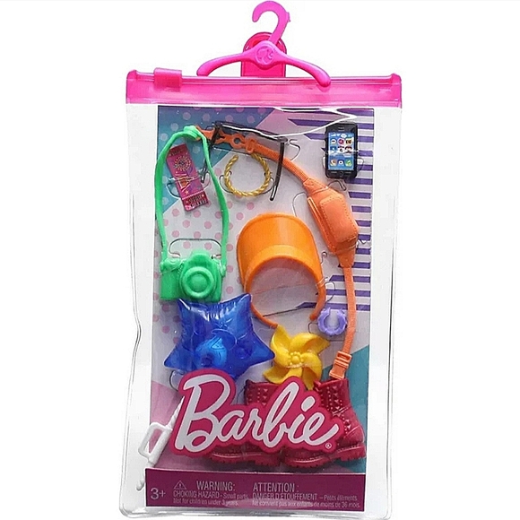 Barbie Amusement Park Accessories Pack - 11 Piece Storytelling & Fashion Set For Barbie Dolls (Doll Not Included)